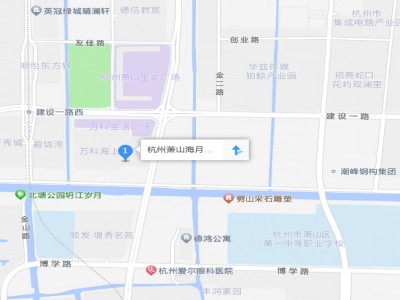 萧山海月地图