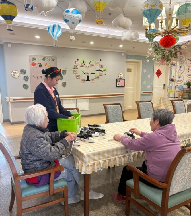 椿萱茂康桥养老公寓活动区
