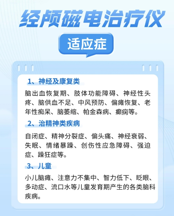 经颅磁适用