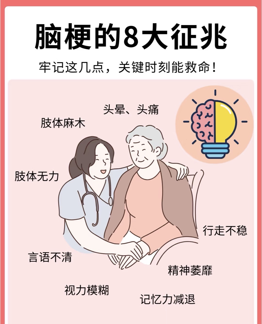 脑梗前兆